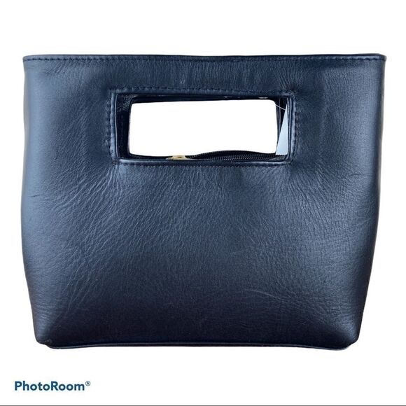 Embroidered Suede And Leather Hand Bag - Picture 6 of 9